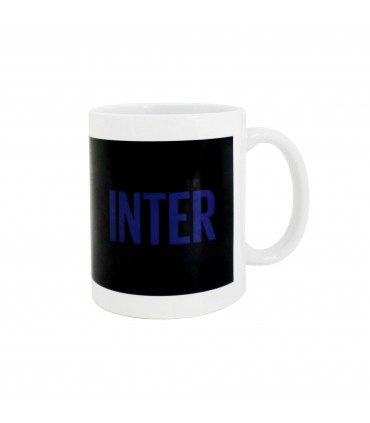 tazza mug in Ceramica CON STAMPA NERA F.c. Inter Confezionata in scatola da regalo