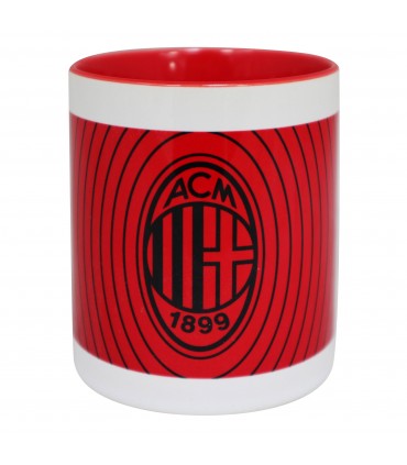 Tazza in Ceramica A.C. Milan con Interno rosso confezionata in scatola da regalo