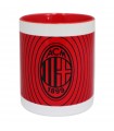 Tazza in Ceramica A.C. Milan con Interno rosso confezionata in scatola da regalo