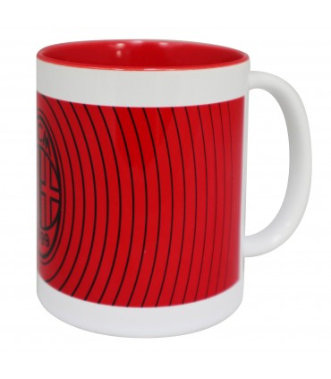 Tazza in Ceramica A.C. Milan con Interno rosso confezionata in scatola da regalo