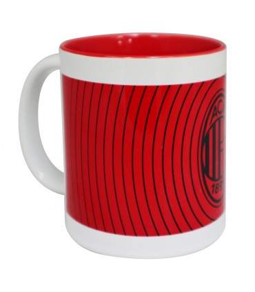 Tazza in Ceramica A.C. Milan con Interno rosso confezionata in scatola da regalo