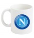 TAZZA IN CERAMICA INTERNO BIANCO LOGO OLD S.S.C. NAPOLI CONFEZIONATA IN SCATOLA DA REGALO