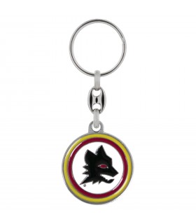 PORTACHIAVI IN METALLO SMALTATO A.S.ROMA