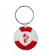 PORTACHIAVI IN SIMILPELLE IMBOTTITO A FORMA DI PALLONE A.C. MILAN