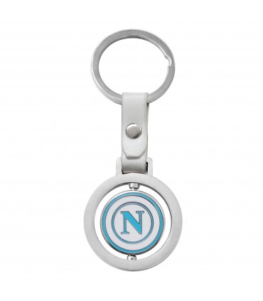 PORTACHIAVI IN IN METALLO SMALTATO CON PIASTRINA GIREVOLE S.S. NAPOLI