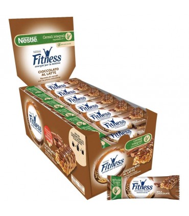 EXPO DA BANCO BARRETTE FITNESS AI GUSTI: cioccolato fondente E RED BERRIES DA 48PZ.