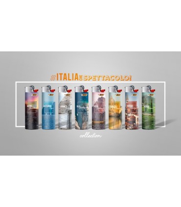 Accendini Bic MAXI fantasia italia che spettacolo  conf. 50 pz. ASSORTITI