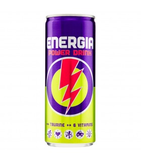 BEVANDA ENERGYA  POWER DRINK LATTINA 250ml CONF. 24 pz.