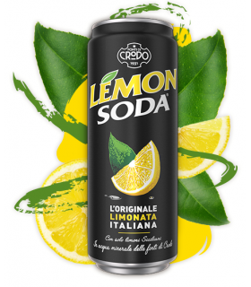 LEMONSODA L'ORIGINALE AL LIMONE LATTINA DA 330ML CONF. 12 PZ.