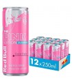 BEVANDA RED BULL ENERGY DRINK PINK EDITION SENZA ZUCCHERI GUSTO FRUTTI DI BOSCO  LATTINA 250ml CONF. 12 pz.