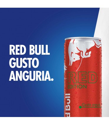 BEVANDA RED BULL ENERGY DRINK RED EDITION GUSTO ANGURIA  LATTINA 250ml CONF. 12 pz.