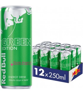 BEVANDA RED BULL ENERGY DRINK DRAGON EDITION GUSTO FRUIT LATTINA 250ml CONF. 12 pz.