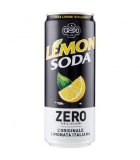LEMONSODA l'ORIGINALE ZERO ZUCCHERI AGGIUNTI LATTINA DA 330CL CONF. 12 PZ.
