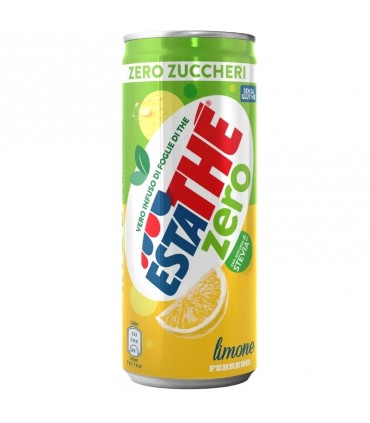 ESTATHE' FERRERO AL LIMONE ZERO ZUCCHERI LATTINA DA 330ML CONF. DA 12 PZ.