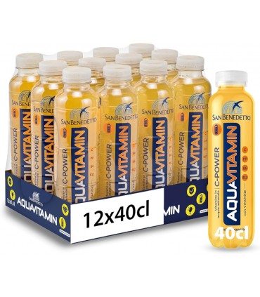 BEVANDA SAN BENEDETTO AQUAVITAMIN GUSTO ARANCIA IN PET DA 400ml CONF. 12 pz.
