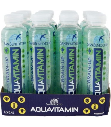 BEVANDA SAN BENEDETTO AQUAVITAMIN GUSTO Kiwi, Mela e Melograno IN PET DA 400ml CONF. 12 pz.