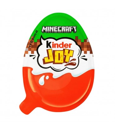 KINDER JOY CON SORPRESA MINECRAFT EXPO 36 PZ.