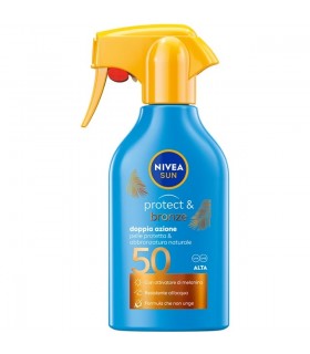 SPRAY solare NIVEA SUN PROTECT&BRONZE TRIGGER DA 250ML FP50 +