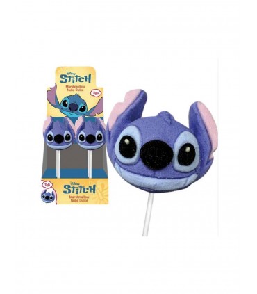 LECCA LECCA MARSHMALLOW STITCH CON DECORO IN ZUCCHERO ROSSINI'S 30gr EXPO DA 18PZ.