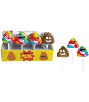 LECCA LECCA LOLLI POP DIVERTENTI E COLORATI GUSTO FRUTTA ASSORTITI 30G. CONF. 24PZ.