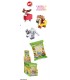 BUILD BLOCK ANIMALETTI MODELLI DA COSTRUIRE E COLLEZIONARE ALL'INTERNO CARAMELLE DURE DA 1GR CONF. 18PZ.