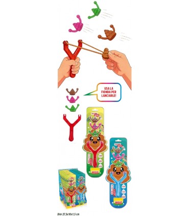FLYING POOP USA LA FIONDA PER LANCIARE ALL'INTERNO CARAMELLE DURE DA 2GR CONF. 18PZ.
