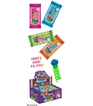 BOUNCY POP LECCA LECCA DA DITA GUSTI ASSORTITI DA 8GR CONF. 24PZ.