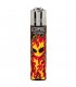 Accendino Clipper Large BURNING MAN conf. 48 pz. assortiti con 4 grafiche