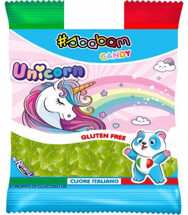 CARAMELLE GOMMOSE RAVAZZI UNICORN GLUTEN FREE  AL GUSTO FRUTTA BUSTINA 90g