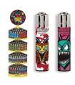 Accendino Clipper Large MONSTERS ESPOSITORE da 192 pz. con grafiche ASSORTITE