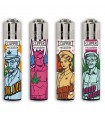 Accendino Clipper Large FAMILY WEED conf. 48 pz. assortiti con 4 grafiche