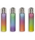 Accendino Clipper Micro Metallic Triple Gradient conf. 48 pz. assortiti con 4 grafiche
