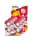 POKEMON TIN BALL CON STICKERS E CARAMELLE ALLA FRUTTA 5G. CONF. 12 PZ.