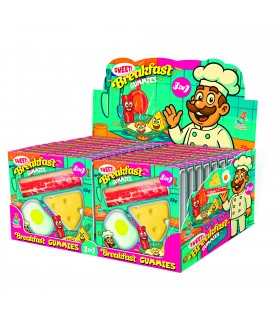 BREAKFAST GUMMY caramelle gommose da 32G. 3in1 gusto frutta CONF.20 PZ.
