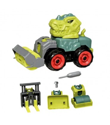 DINO BUILDER SMONTA E RIMONTA CON CARAMELLE 5G. ALLA FRUTTA CONF. 12 PZ. modelli ASSORTITI