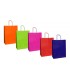 Buste Carta Kraft con manico in cordino Misura 18x25 conf. 25 pz. assortite con 5 colori