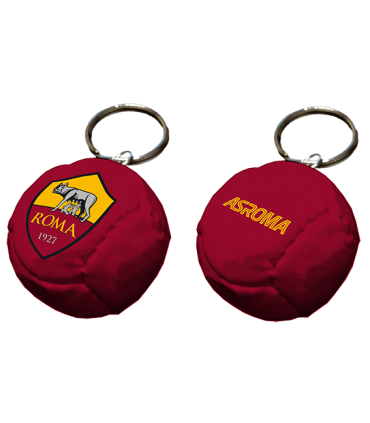 PORTACHIAVI a forma di PALLONE A.S. ROMA in pvc disponibile in due colori (bianco e rosso)