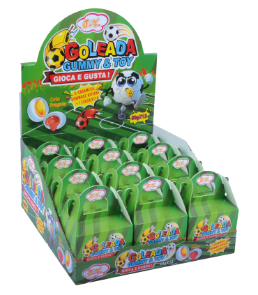 GOLEADA giocattolo fischietto con caramelle gommose alla frutta  CONF. 12 PZ.