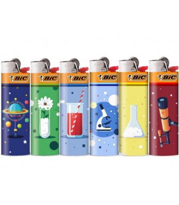 Accendini Bic Mini fantasia COOL SCIENCE conf. 50 pz. ASSORTITI