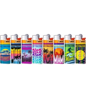 Accendini Bic Mini fantasia MIAMI conf. 50 pz. ASSORTITI