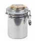 vaso per tabacco LUBINSKI 200gr in acciaio – 95x185mm igrometro e umidificatore