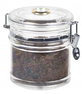 vaso tabacco 250gr lubinski in metacril 120x135mm igrometro e umidificatore