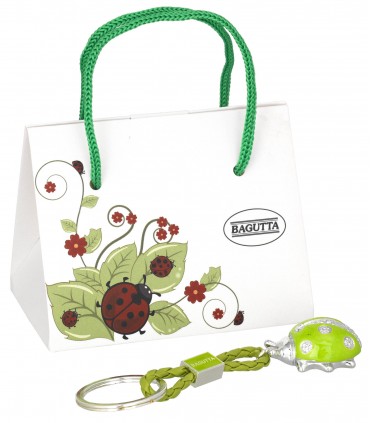 EXPO KIT  PORTACHIAVI BAGUTTA  COCCINELLA 14 PZ  ASSORTITI CONFEZIONATI SINGOLARMENTE CON SCATOLA E BUSTA DA REGALO   AK2209
