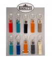 EXPO KIT PORTACHIAVI BAGUTTA FETTUCCIA 16 PZ ASSORTITI CONFEZIONATI SINGOLARMENTE CON SCATOLA E BUSTA DA REGALO AK2234