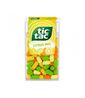 TIC TAC CITRUS MIX SENZA ZUCCHERO ASTUCCIO CONF.24PZ X 18GR