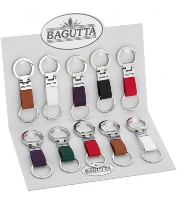 EXPO KIT PORTACHIAVI BAGUTTA MOSCHETTONE TONDO  12 PZ ASSORTITI CONFEZIONATI SINGOLARMENTE CON SCATOLA E BUSTA DA REGALO AK2100