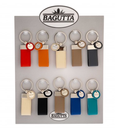 EXPO KIT PORTACHIAVI BAGUTTA FETTUCCIA +LOGO 16PZ ASSORTITI CONFEZIONATI SINGOLARMENTE CON SCATOLA E BUSTA DA REGALO AK2233