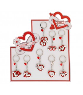 EXPO KIT PORTACHIAVI BAGUTTA INFINITY 16PZ ASSORTITI CONFEZIONATI SINGOLARMENTE CON SCATOLA E BUSTA DA REGALO AK2230