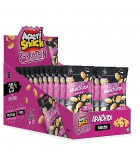 ARACHIDI TOSTATI BE-PROTEIN 29% APERISNACK BUSTINA 30g CONF. 18 PZ.