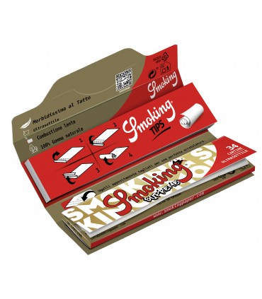 Cartina Smoking SUPREME ks lunga ultrasottile + Filtri in carta conf. 24 libretti